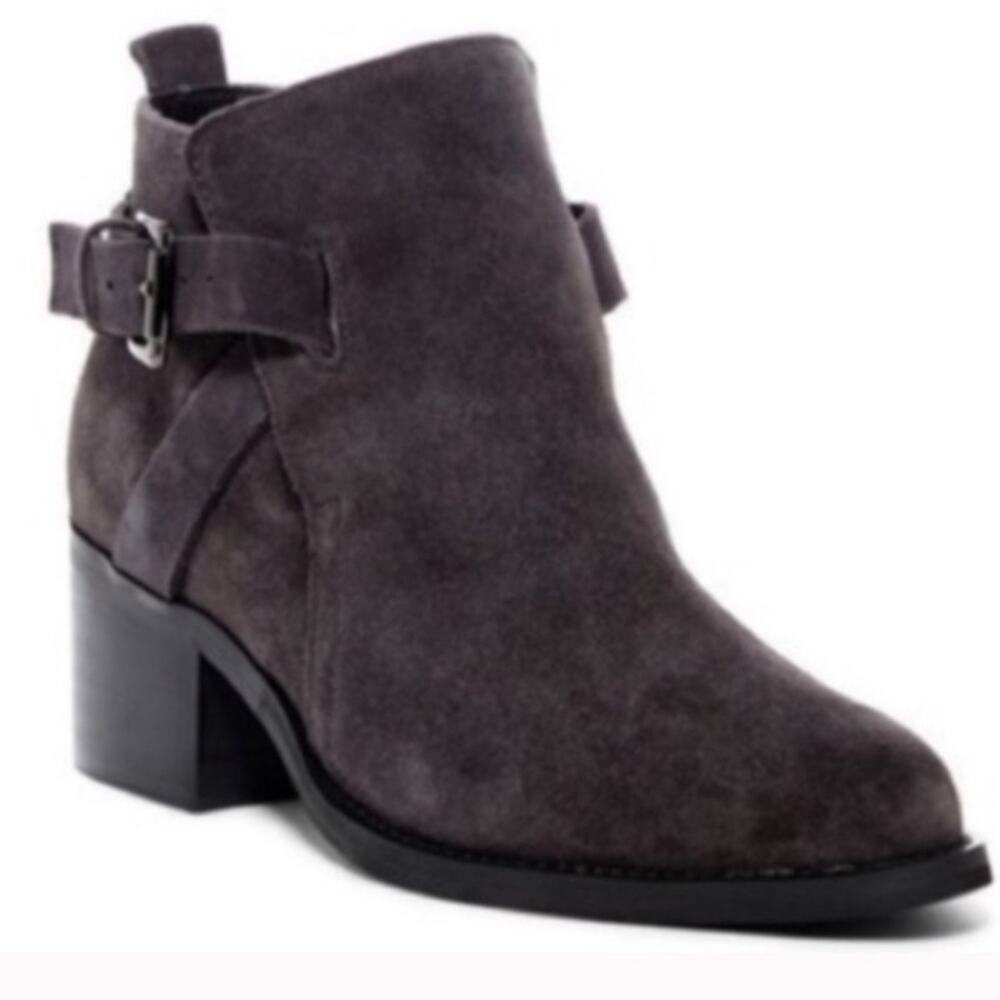 NEW Tony Bianco Firenze velvet suede buckle boots